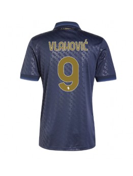 Juventus Dusan Vlahovic #9 Ausweichtrikot 2024-25 Kurzarm